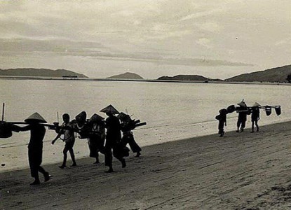 Bãi biển Thanh Bình năm 1960.